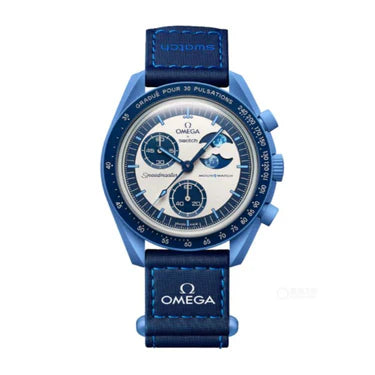 Omega x Swatch Speedmaster MoonSwatch “Mission to the Blue Moonphase”