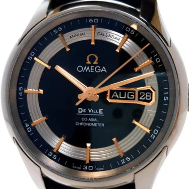 Omega De Ville Hour Vision Annual Calendar Co-Axial Chronometer